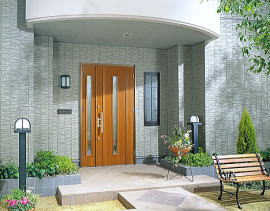 House Exterior Design on Our Line For Exterior Doors Are Both Wooden Door And Metal Door